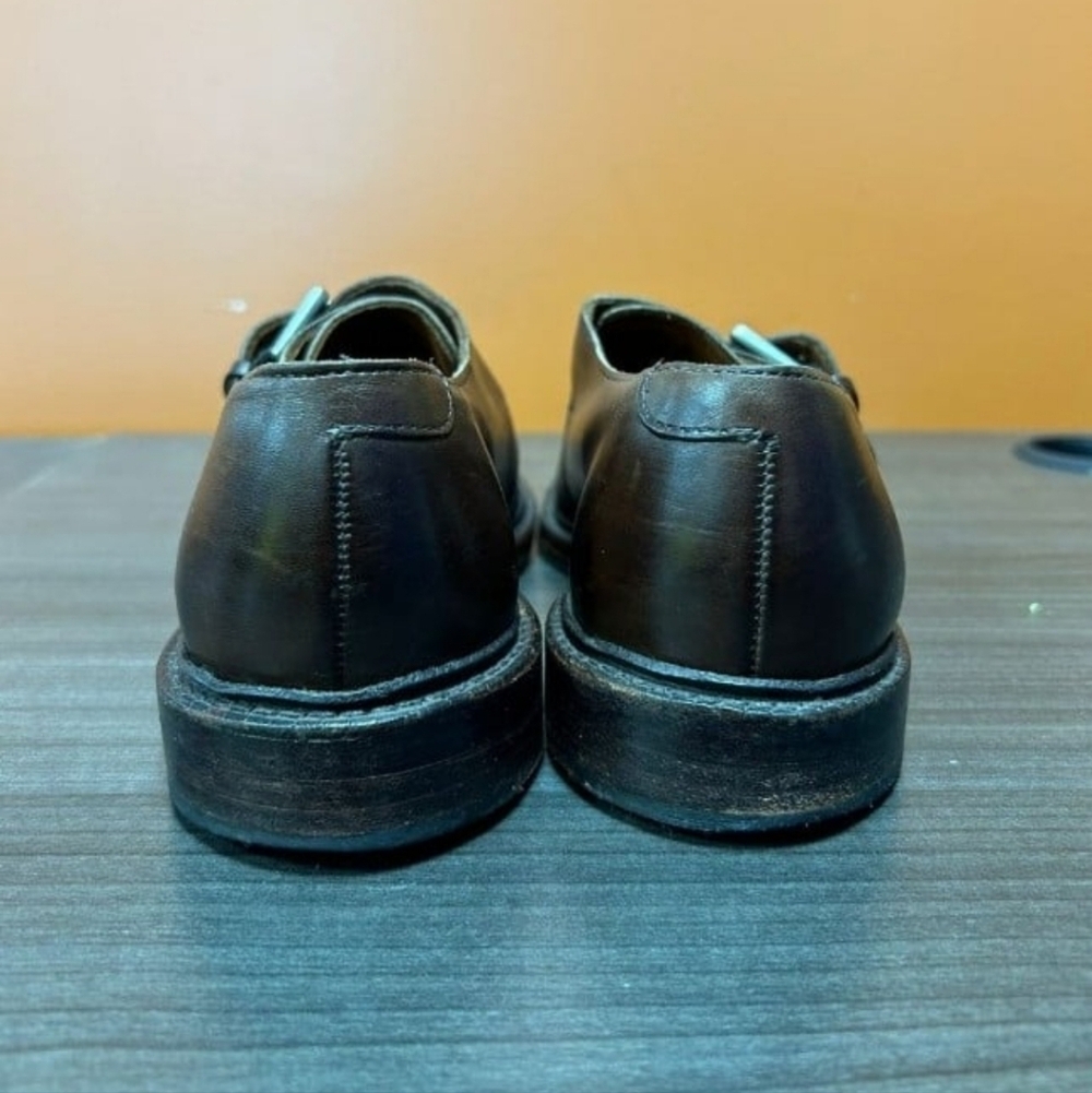 Allen edman Monk strap cap toe Men's shoe Size 7.5D - Picture 3 of 5